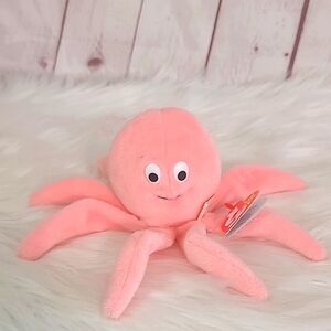 RARE Ty Beanie Baby INKY the Octopus TAG ERRORS 1993 1994 PVC PRISTINE CONDITION